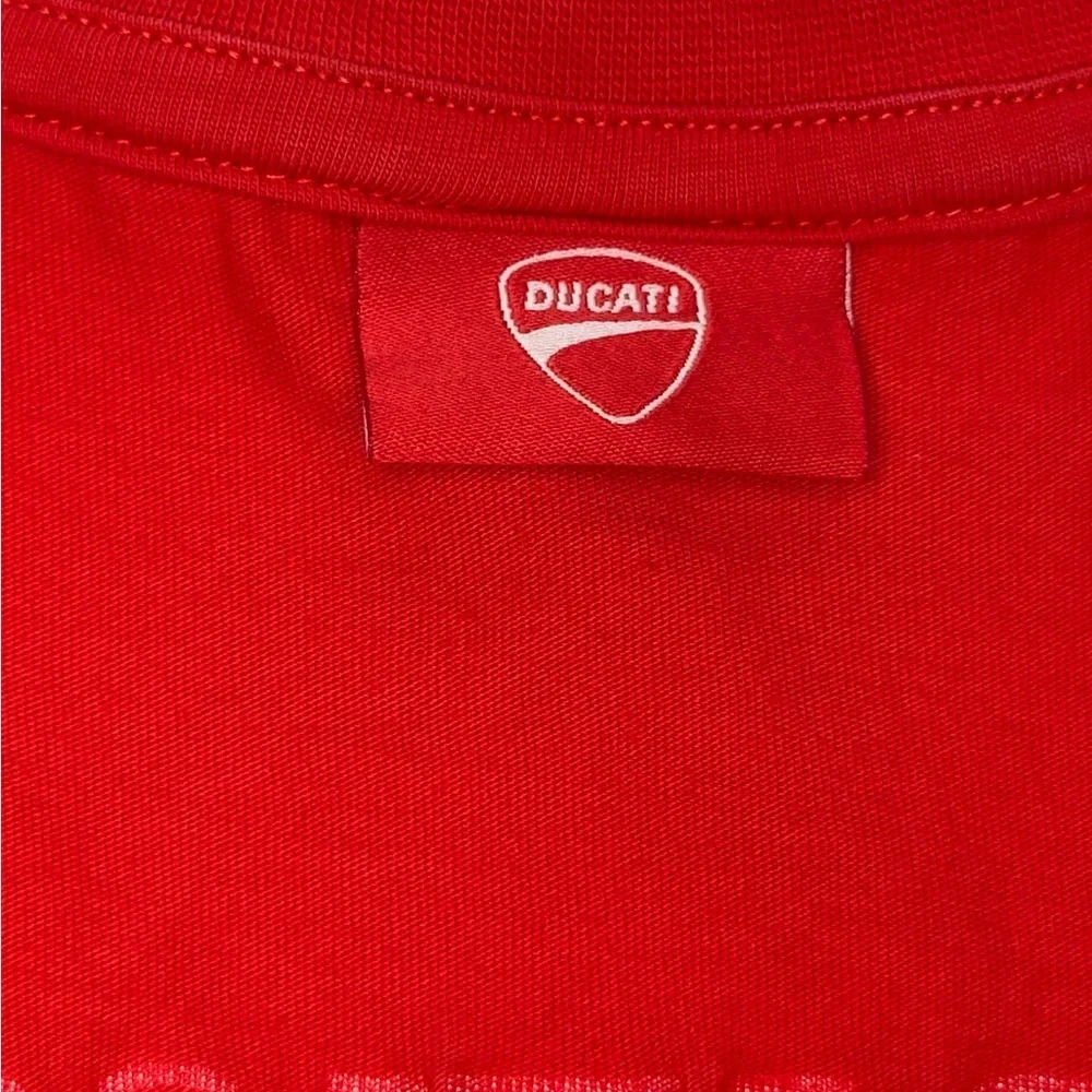 Ducati Corse Women’s Red Logo Tee Moto Racing Slim Fit - Small - Picture 4 of 6